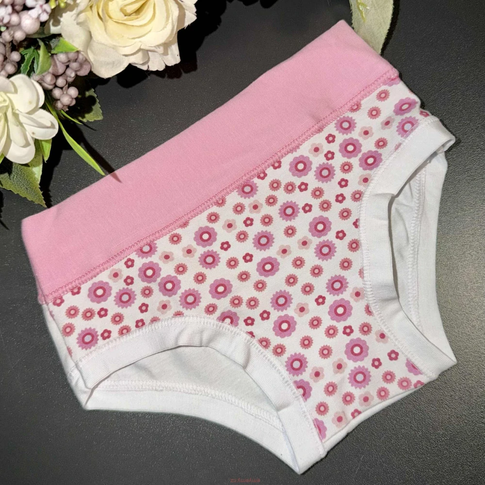 Dívčí kalhotky ALVADA B9704 bianco/pink 6