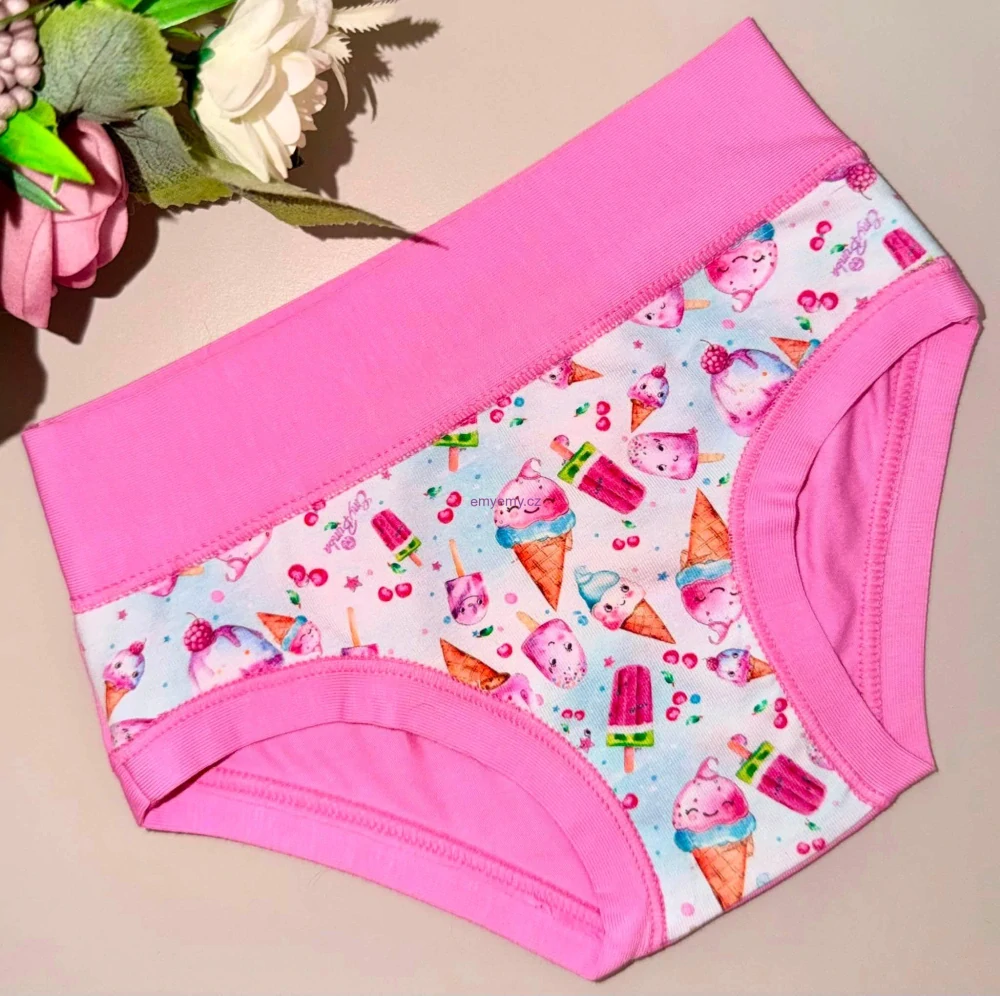 Dívčí spodní prádlo Emy Bimba B3028 pink
