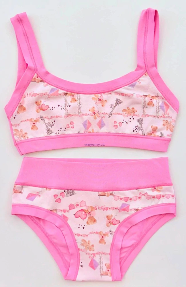 Dívčí set Emy Bimba bb769+B3026 pink