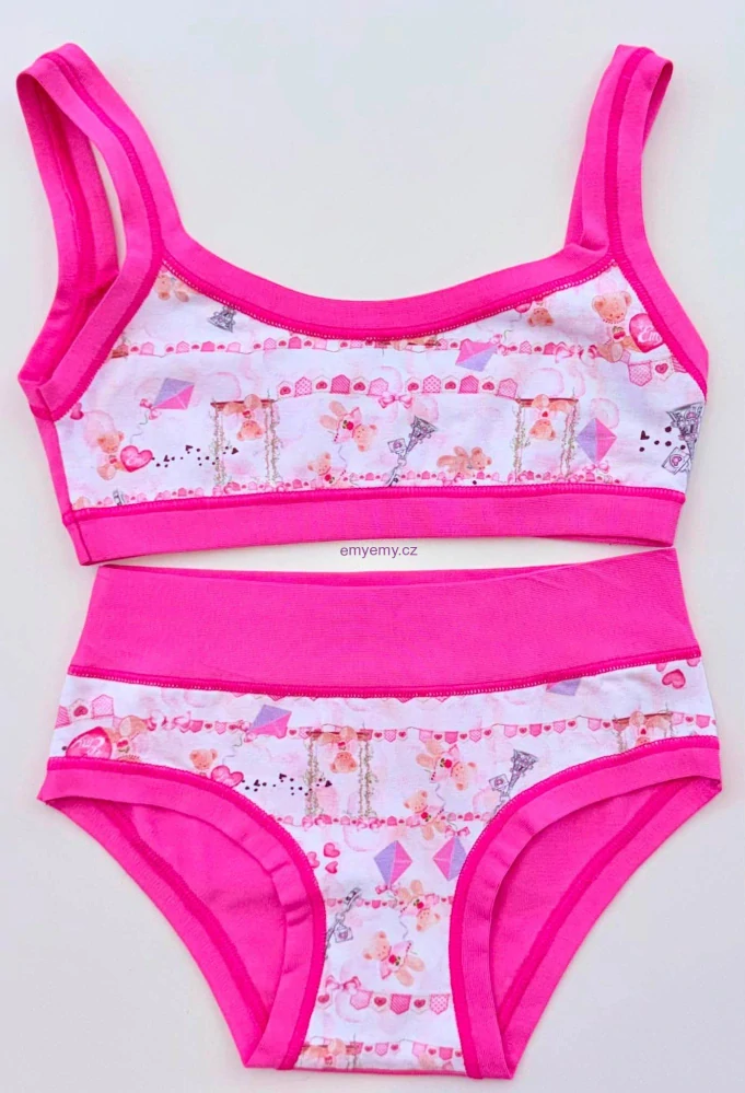 Dívčí set Emy Bimba bb769+B3026 rosa
