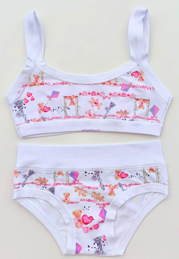 Dívčí set Emy Bimba bb769+B3026 bianco