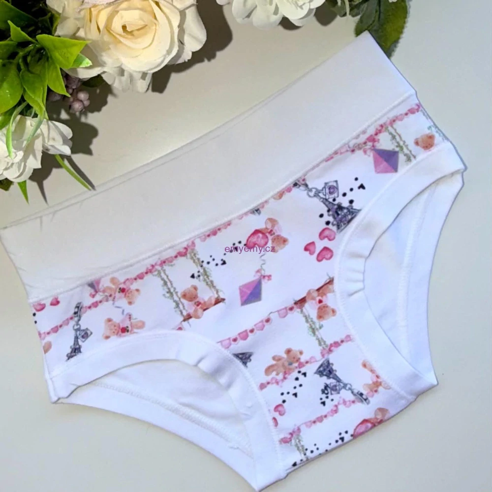 Dětské kalhotky Emy B3026 bianco
