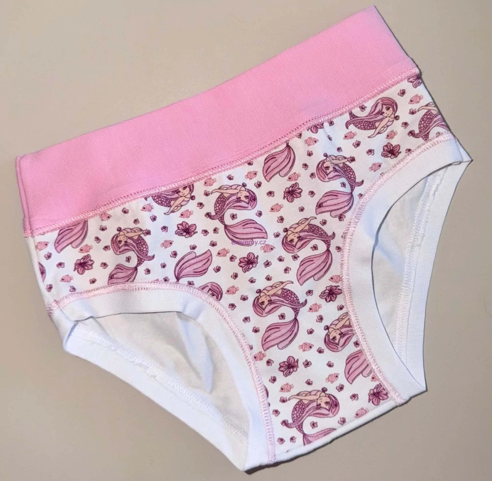 Dívčí kalhotky ALVADA B9822 bianco pink