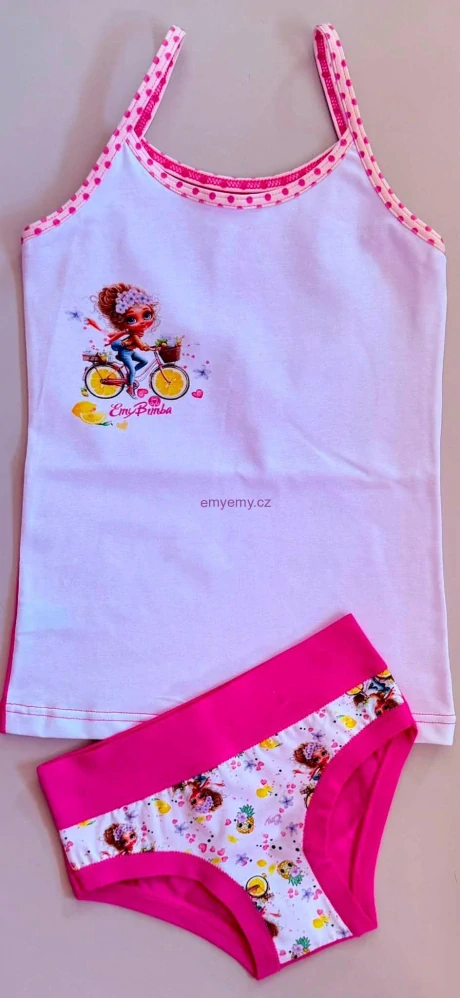Dívčí set Emy Bimba SS752+B3016 rosa