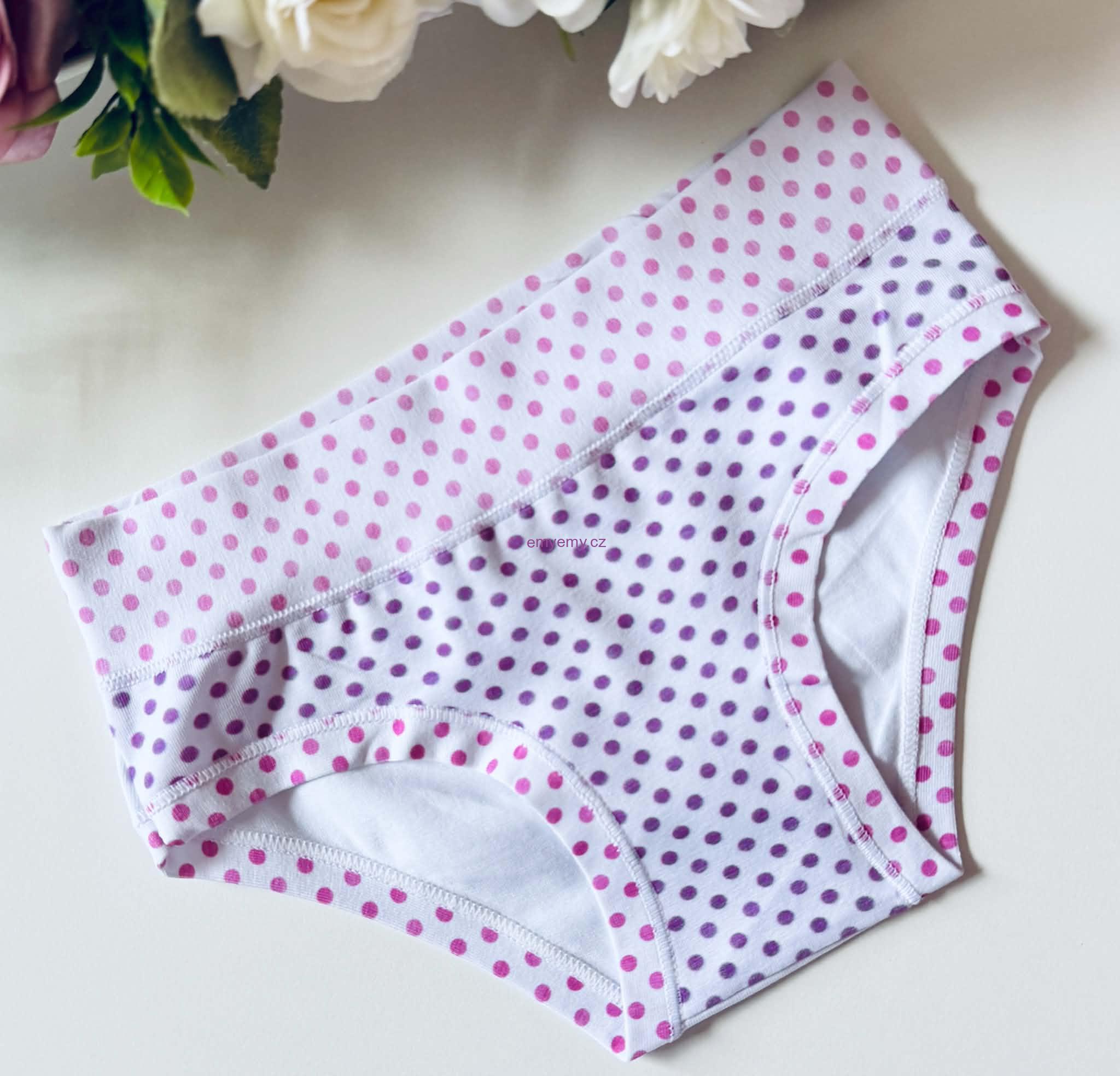 Dětské kalhotky Emy Bimba B3032 bianco
