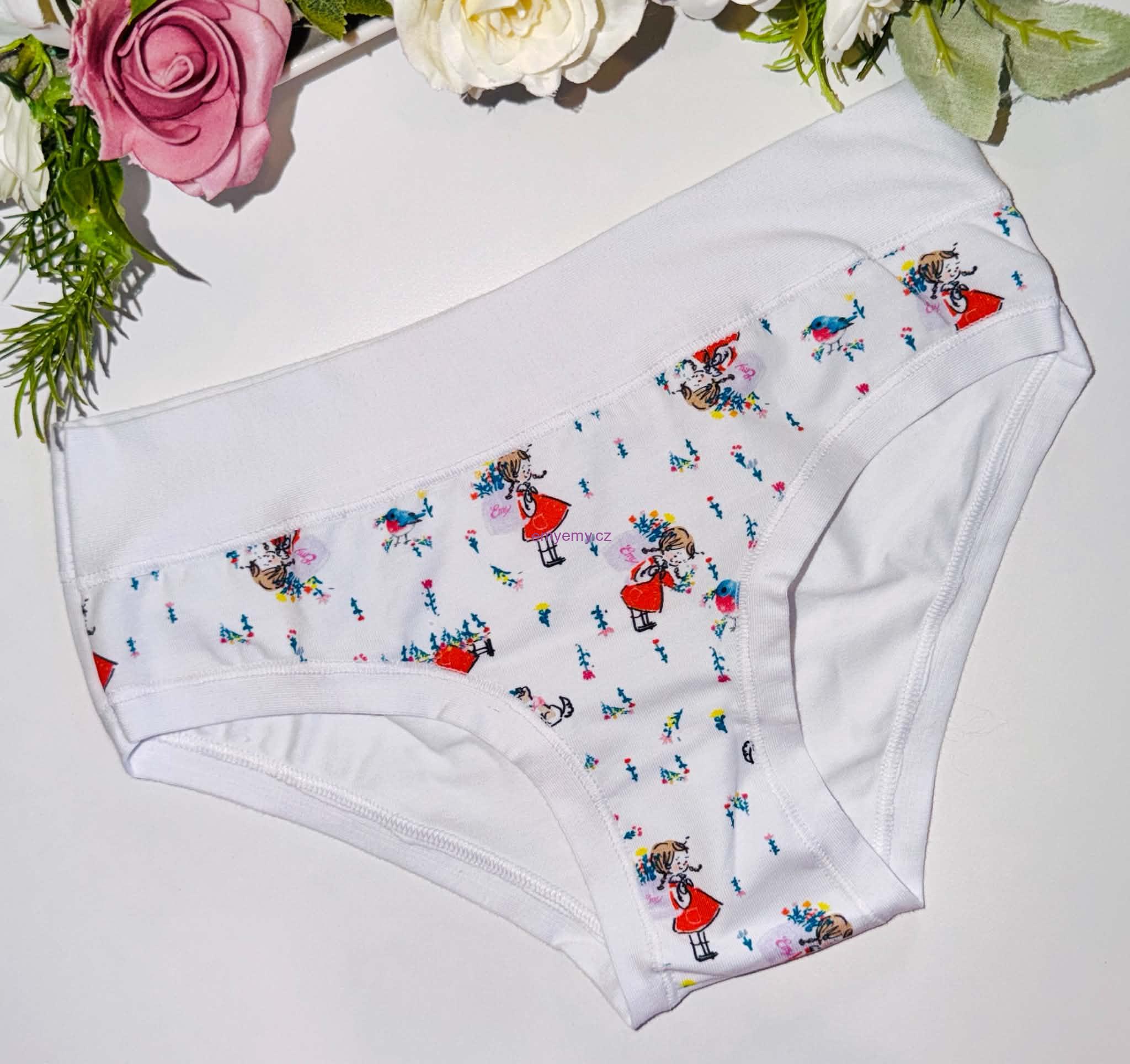 Dětské kalhotky Emy B3006 bianco