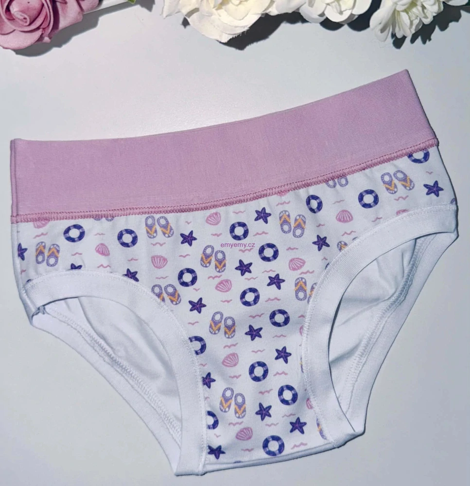 Dívčí kalhotky ALVADA B9826 bianco old
