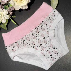Dívčí kalhotky ALVADA B9710  bianco pink   2