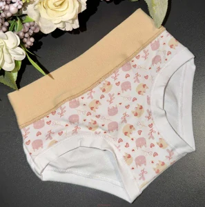 Dívčí kalhotky ALVADA B9708 bianco/nude   6