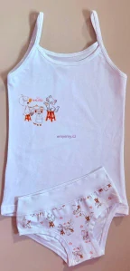 Dívčí set Emy Bimba SS753+B3022 bianco