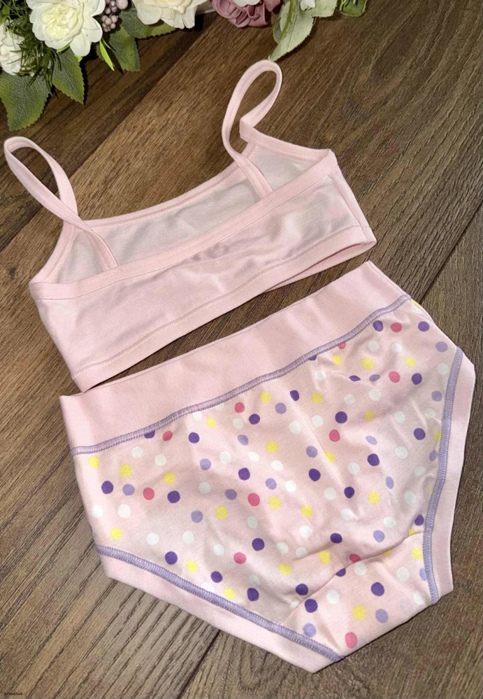 Dívčí set  Cotonella  AB300 pink rosa  4