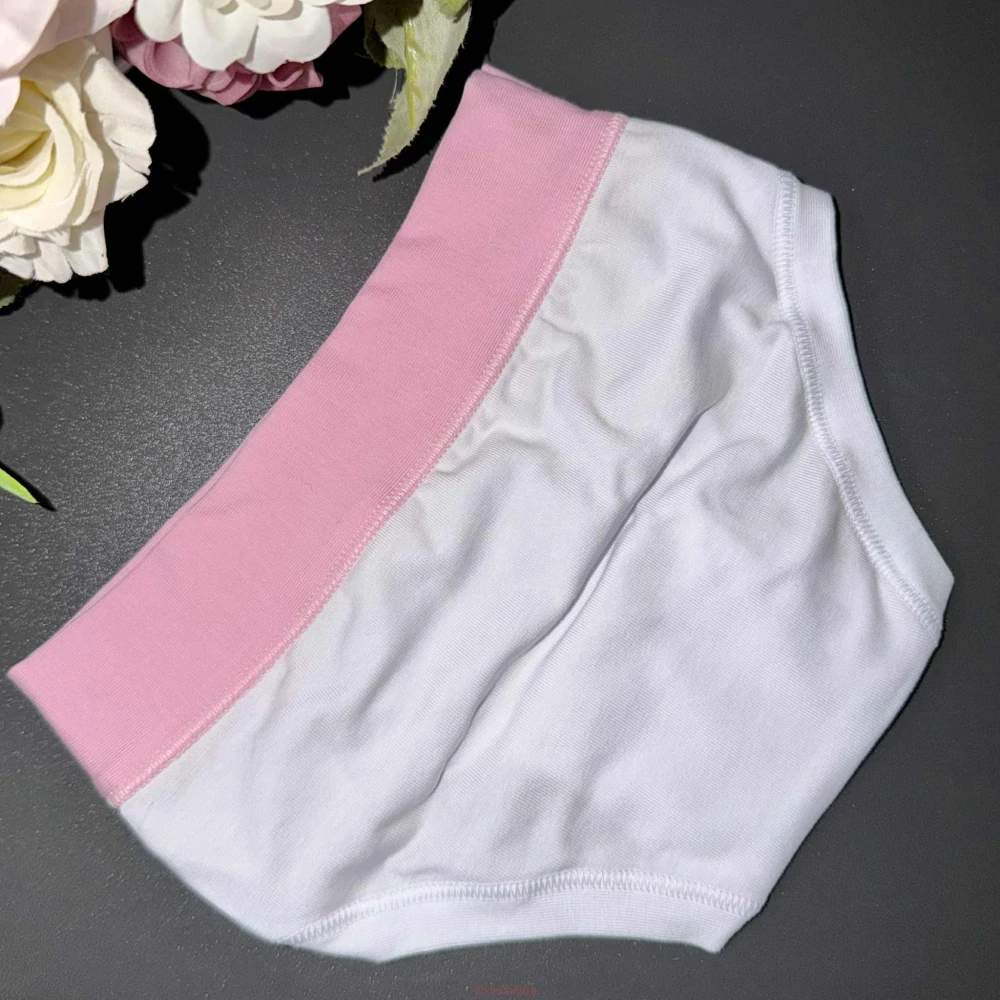 Dívčí kalhotky ALVADA B9714 bianco/pink  4