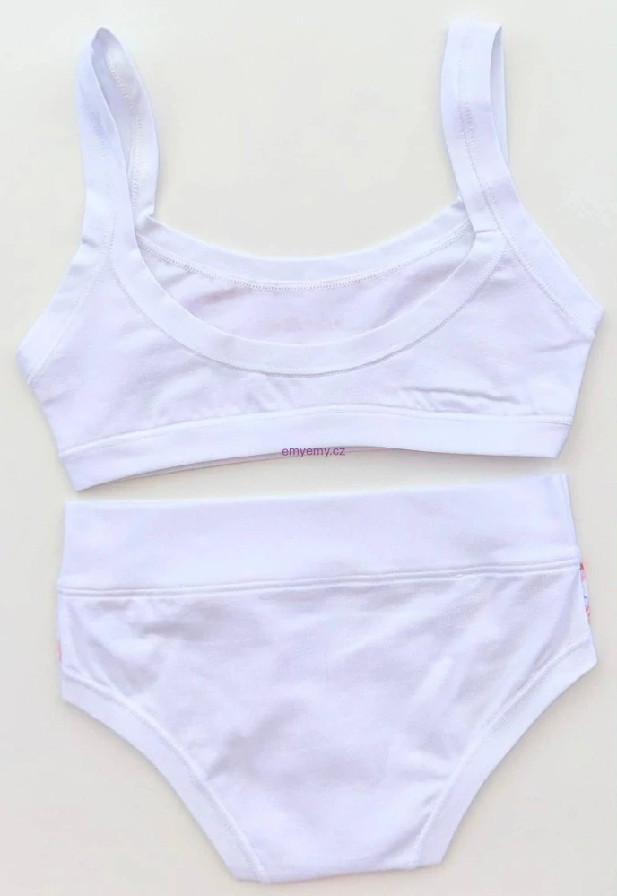 Dívčí set Emy Bimba bb769+B3026 bianco