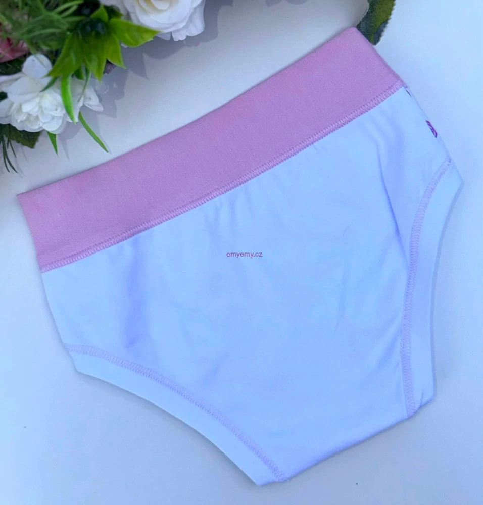 Dívčí kalhotky ALVADA B9822 bianco old