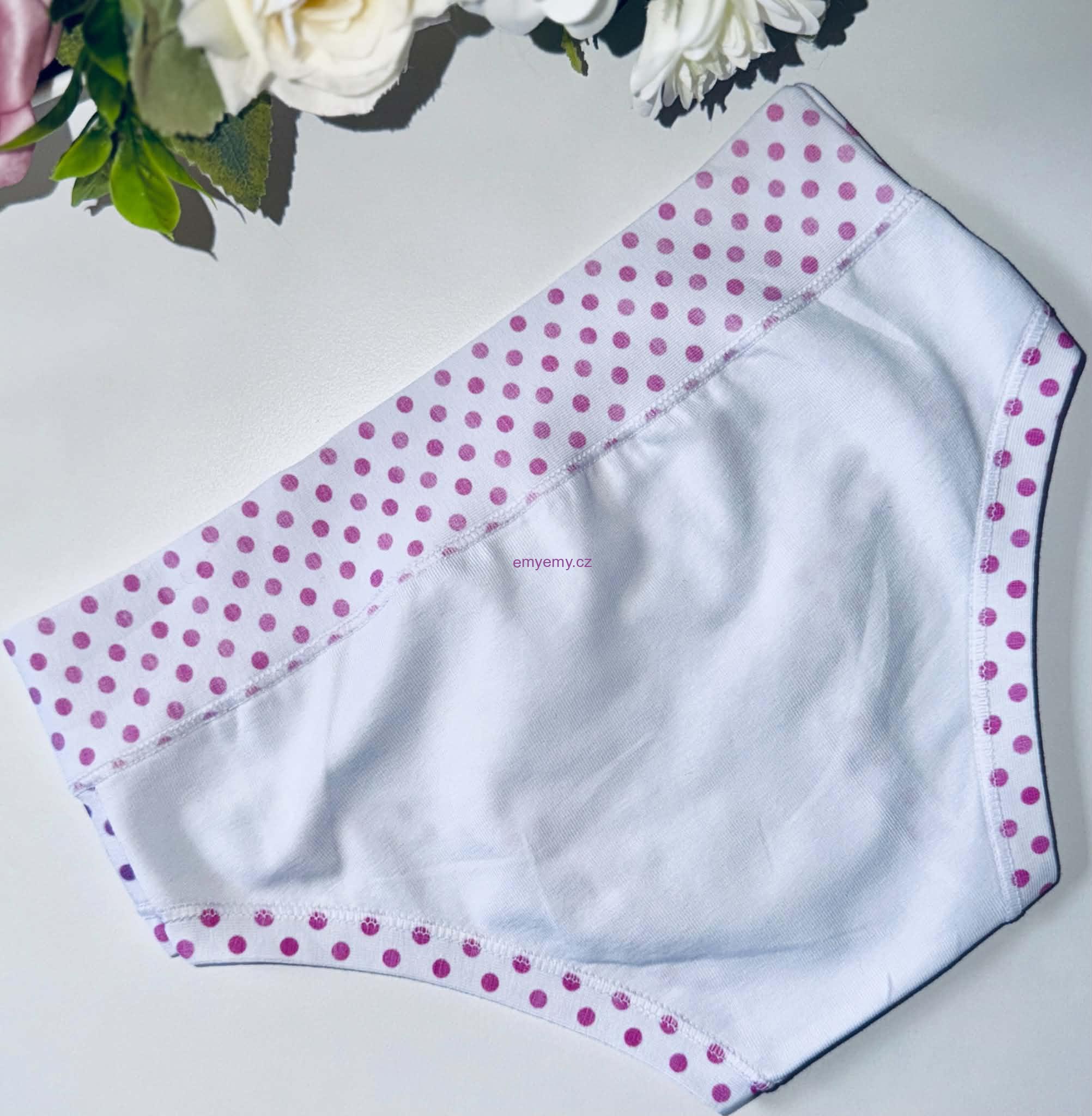 Dětské kalhotky Emy Bimba B3032 bianco