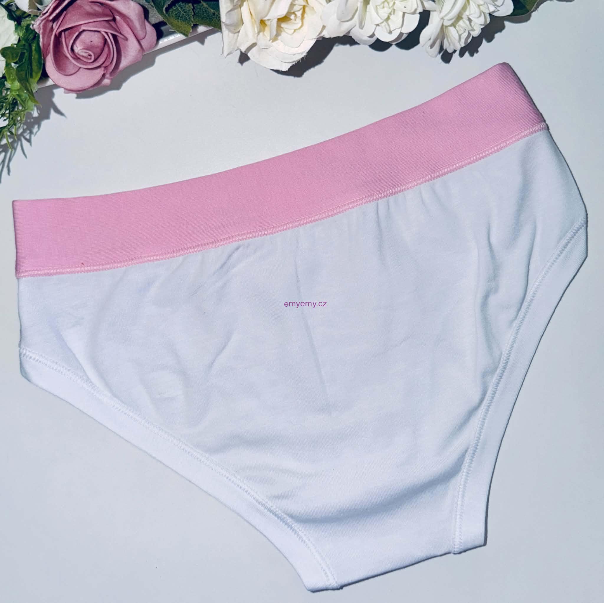 Dívčí kalhotky ALVADA B9714 bianco pink