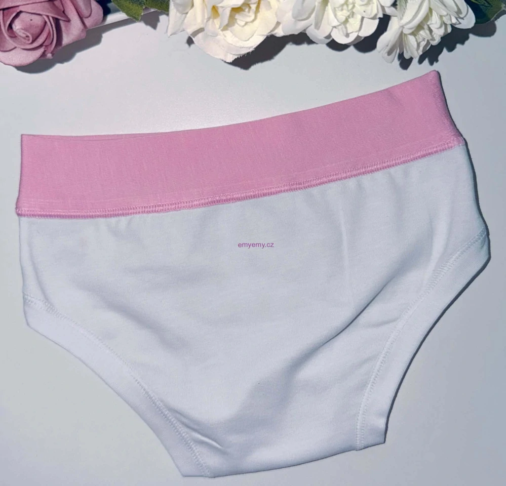 Dívčí kalhotky ALVADA B9826 bianco