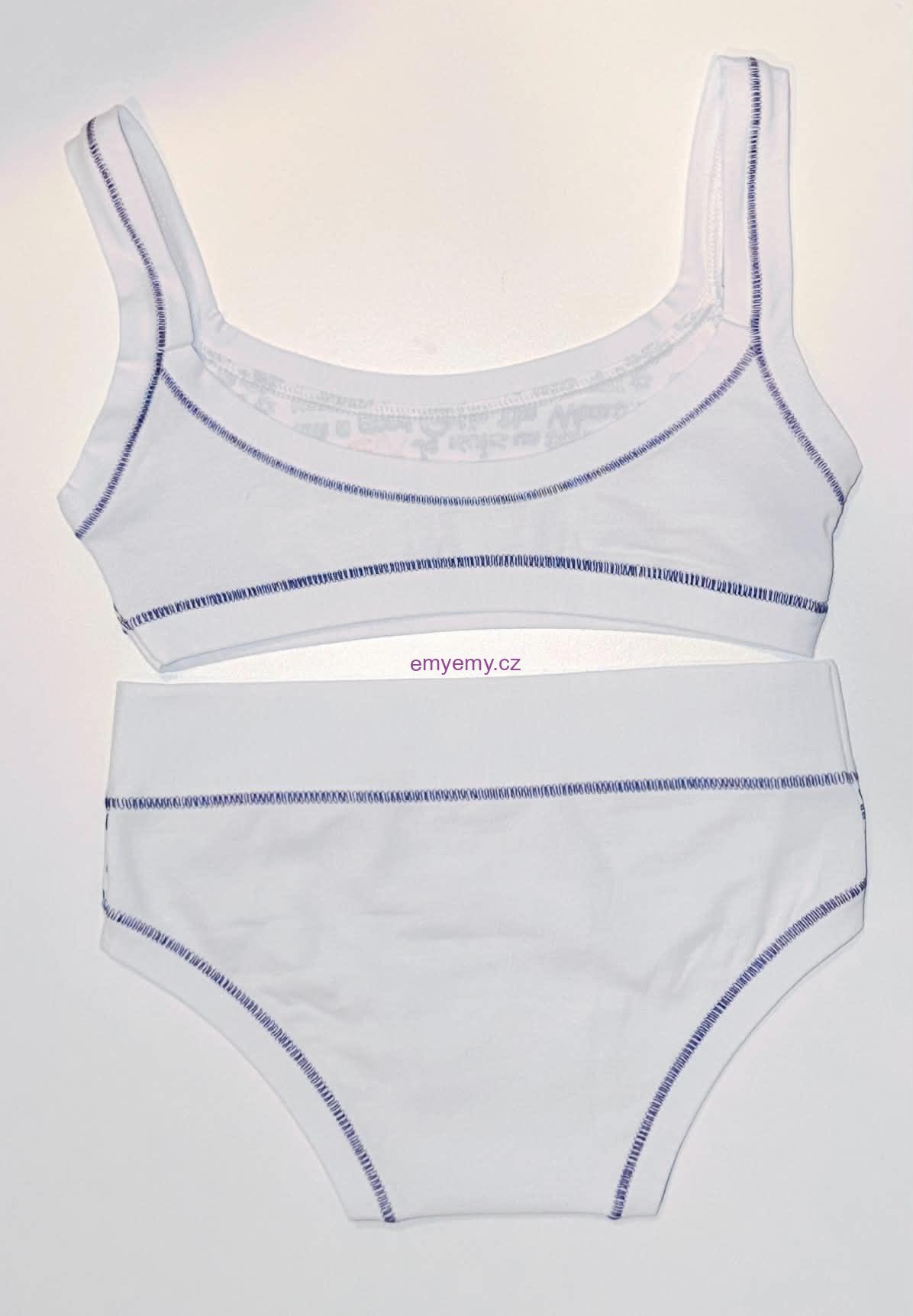 Dívčí set Emy Bimba bb759+B2978 bianco