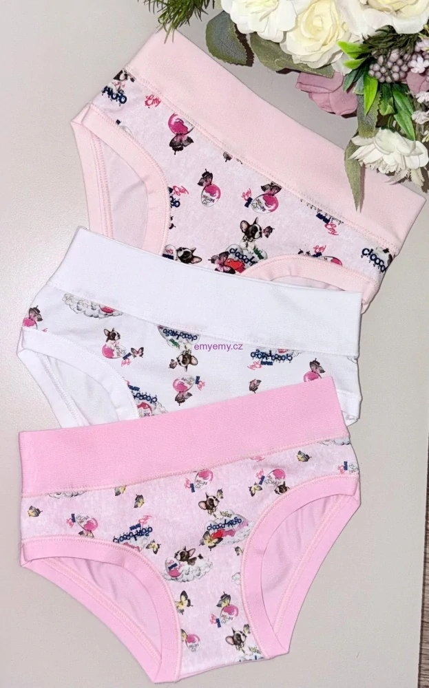 Dívčí spodní prádlo Emy Bimba B3012 barbie3