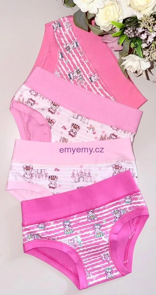 Dětské kalhotky Emy B3018 pink  