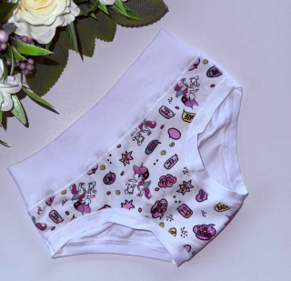 Dětské kalhotky Emy B2823 bianco 3